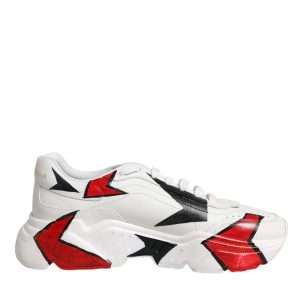 White Daymaster Hand Painted Sneakers Shoes