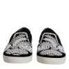 Black Embellished London Men Slip On Shoes - Image 2