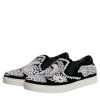 Black Embellished London Men Slip On Shoes - Image 4
