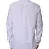 White Cotton Long Sleeve MARTINI Dress Shirt - Image 4
