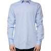 Light Blue Cotton Slim Fit MARTINI Dress Shirt - Image 2