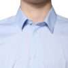 Light Blue Cotton Slim Fit MARTINI Dress Shirt - Image 5