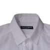 White Cotton Slim Fit Men Formal Dress Shirt - Image 7