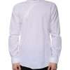 White Cotton Slim Fit MARTINI Dress Shirt - Image 2