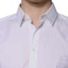 White Cotton Long Sleeve GOLD Dress Shirt - Image 5