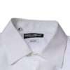 White Bib Cotton Poplin GOLD Men Formal Shirt - Image 7