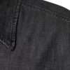 Black Logo Cotton Button Down Denim Shirt - Image 6