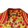 Yellow Cherry Button Down Silk Casual Shirt - Image 7
