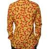 Yellow Cherry Cotton MARTINI Dress Shirt - Image 4