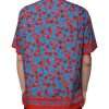Blue Cherry Cotton Button Down Casual Shirt - Image 4