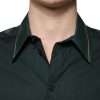 Green Logo Long Sleeve MARTINI Casual Shirt - Image 5