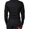Black Cotton Formal Long Sleeves Dress Shirt - Image 4