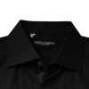 Black Cotton Formal Long Sleeves Dress Shirt - Image 7