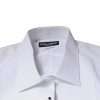 White Bib Cotton Poplin GOLD Formal Shirt - Image 7