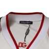 Multicolor Logo Jersey Cotton V-neck T-shirt - Image 7