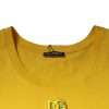 Yellow Cotton Round Neck Sleeveless T-shirt - Image 6