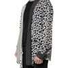 Black White Polka Dots Silk Men Casual Shirt - Image 3