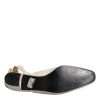 Off White Block Heels Slingback Sandals Shoes - Image 8