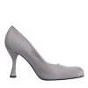 Gray Suede Leather High Heel Pumps Shoes - Image 7
