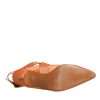 Orange Kitten Heels Slingback Sandals Shoes - Image 8
