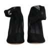 Black Nylon Mesh Sock Style Boots Shoes - Image 2