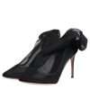 Black Nylon Mesh Sock Style Boots Shoes - Image 4