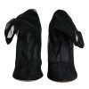 Black Nylon Mesh Sock Style Boots Shoes - Image 2