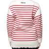 White Red Stripes Cotton Long Sleeves Top - Image 4