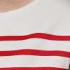 White Red Stripes Cotton Long Sleeves Top - Image 6