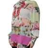 Multicolor Floral Patchwork Ascot Collar Top - Image 3