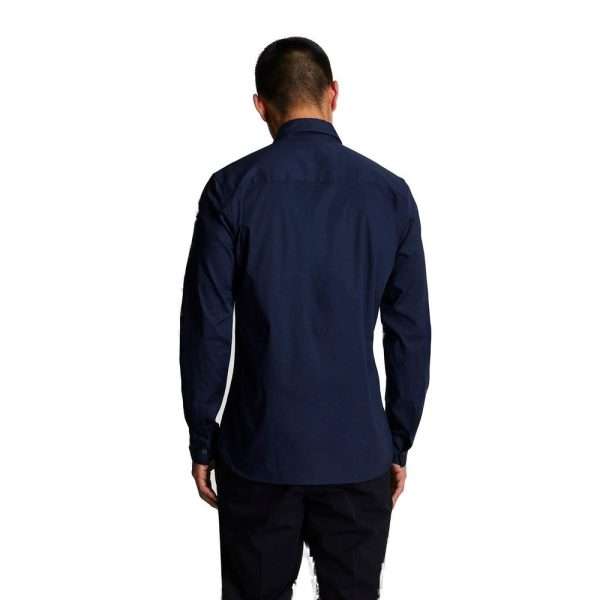 Blue Cotton Shirt - Image 4