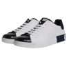 White Leather Logo Portofino Sneaker Shoes - Image 5