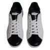 White Leather Logo Portofino Sneaker Shoes - Image 6
