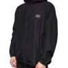 Black Polyester Hooded Men Full Zip Jacket - Image 3