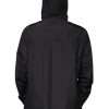 Black Polyester Hooded Men Full Zip Jacket - Image 4
