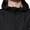 Black Polyester Hooded Men Full Zip Jacket - Image 5