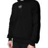 Black Crown Cotton Hooded Sweatshirt Sweater - Image 3