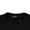 Black Medusa Embroidery Crew Neck Pullover Sweater - Image 5
