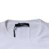 White Medusa Embroidery Crew Neck Pullover Sweater - Image 6