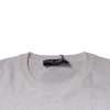 White Silk Crew Neck Men Pullover Sweater - Image 6