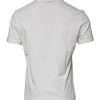 White Medusa Print Cotton Crew Neck T-shirt - Image 5