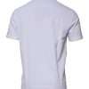 White Viscose Collared Men Polo Short Sleeves T-shirt - Image 5