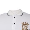 Off White Crown Cotton Collared Polo T-shirt - Image 3
