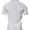 Off White Crown Cotton Collared Polo T-shirt - Image 5