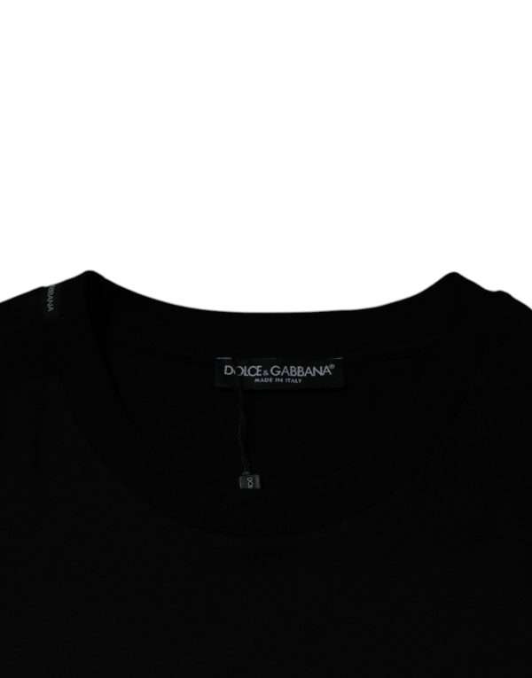 Black Crew Neck Short Sleeve T-shirt - Image 6