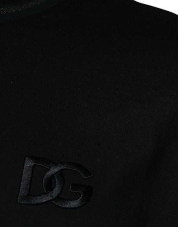 Black Crew Neck Short Sleeve T-shirt - Image 4