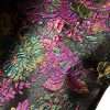 Multicolor Floral Jacquard Cropped Jacket - Image 7