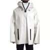 White Leather Men Waterproof Jacket Blouson - Image 2