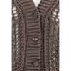 Cardigan in perforated knit - Image 3