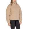 Beige Nylon Jackets & Coat - Image 3